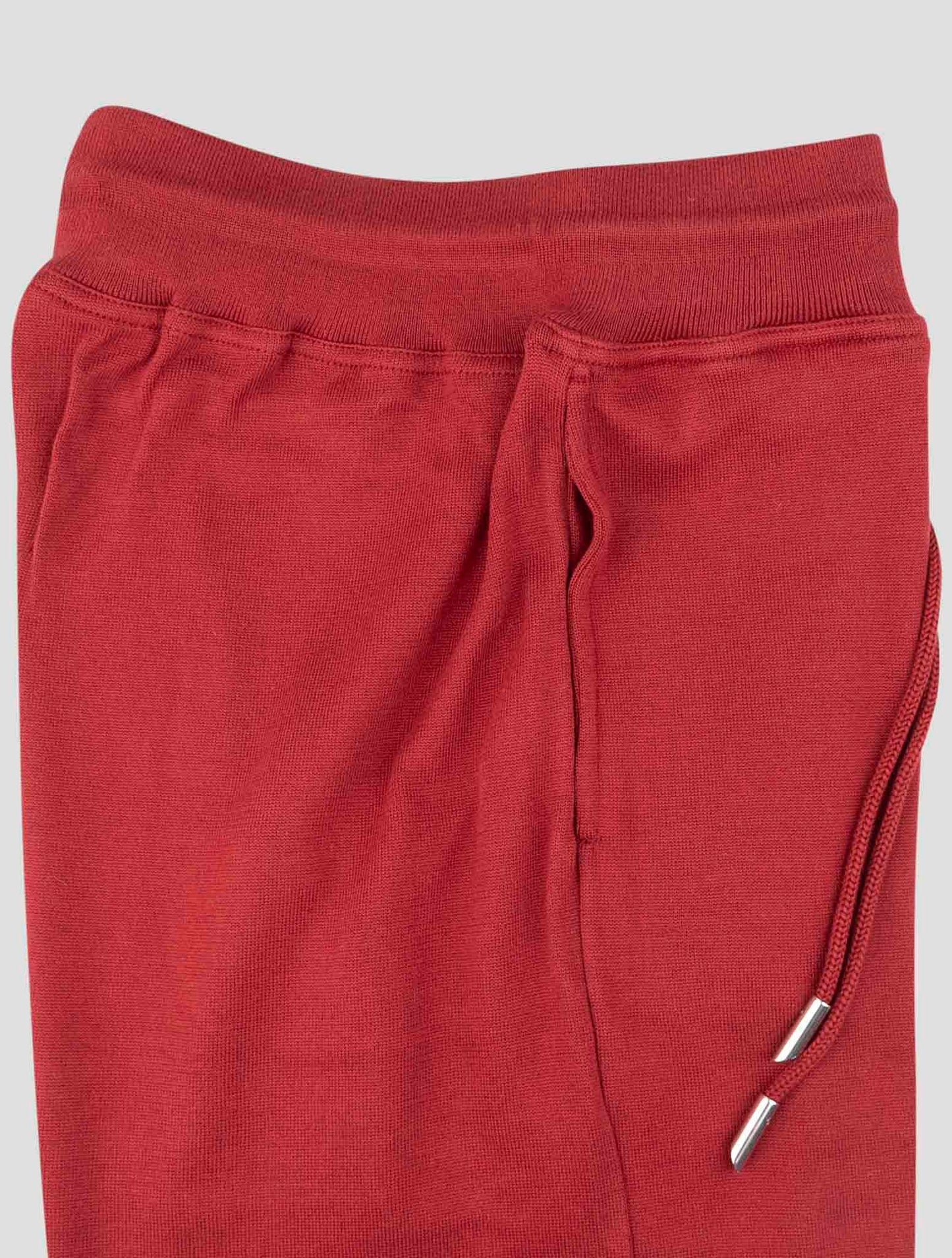 Kiton Burgundy Cotton Jogging Pant