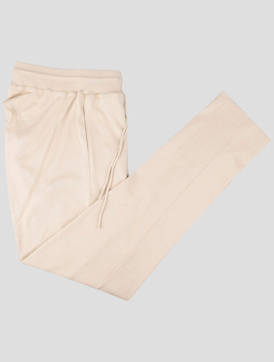 Kiton Brown Cotton Jogging Pant