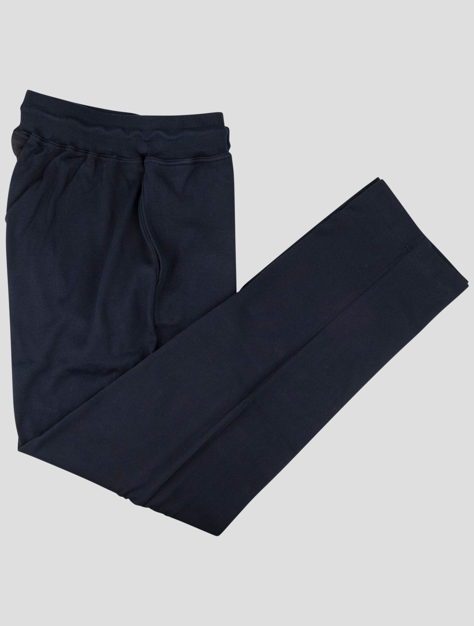 Kiton Blue Cotton Jogging Pant