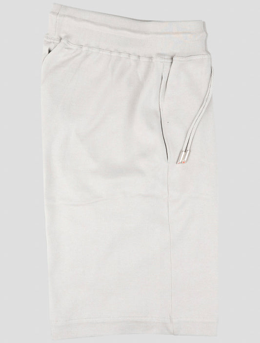 Kiton Gray Cotton Short Pant