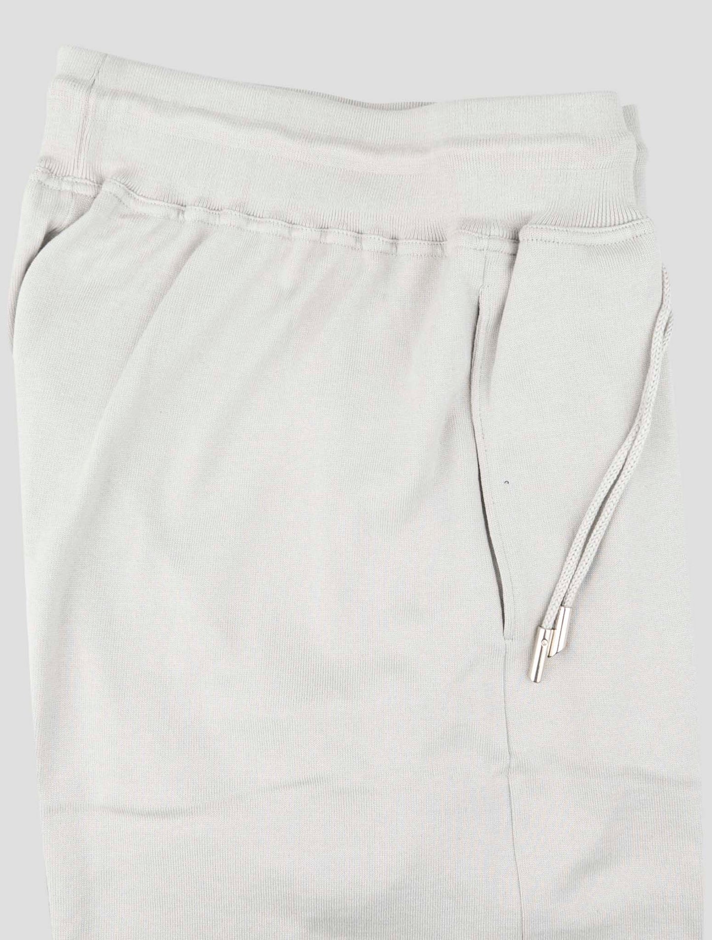 Kiton Gray Cotton Short Pant
