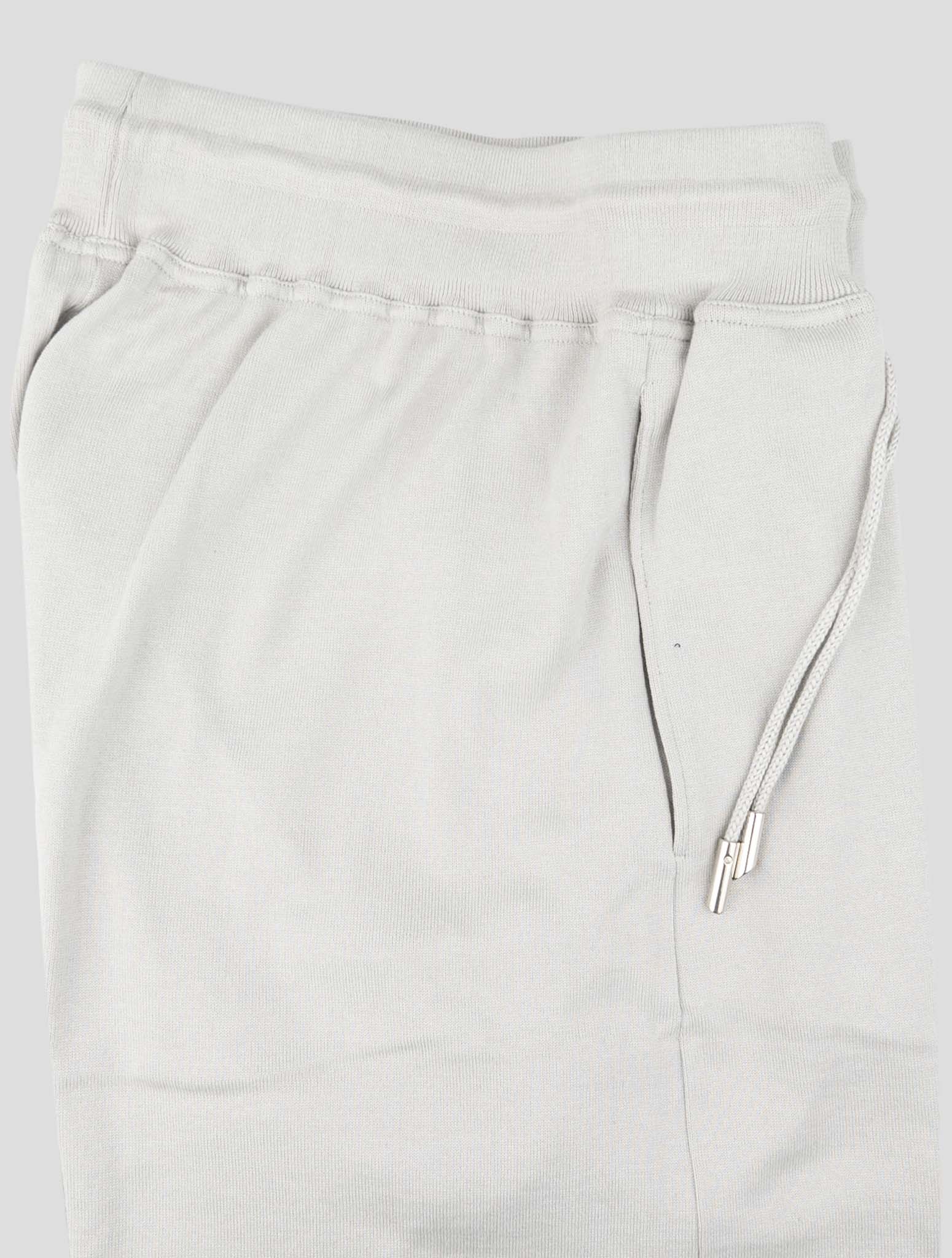 Kiton Gray Cotton Short Pant