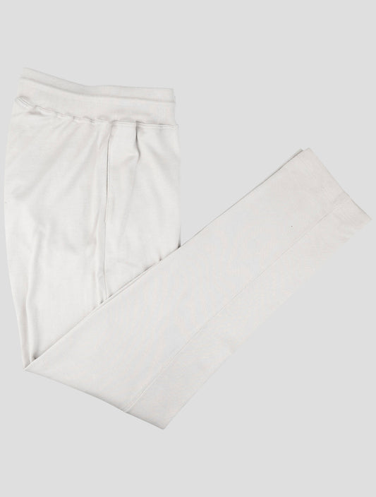 Kiton Gray Cotton Jogging Pant