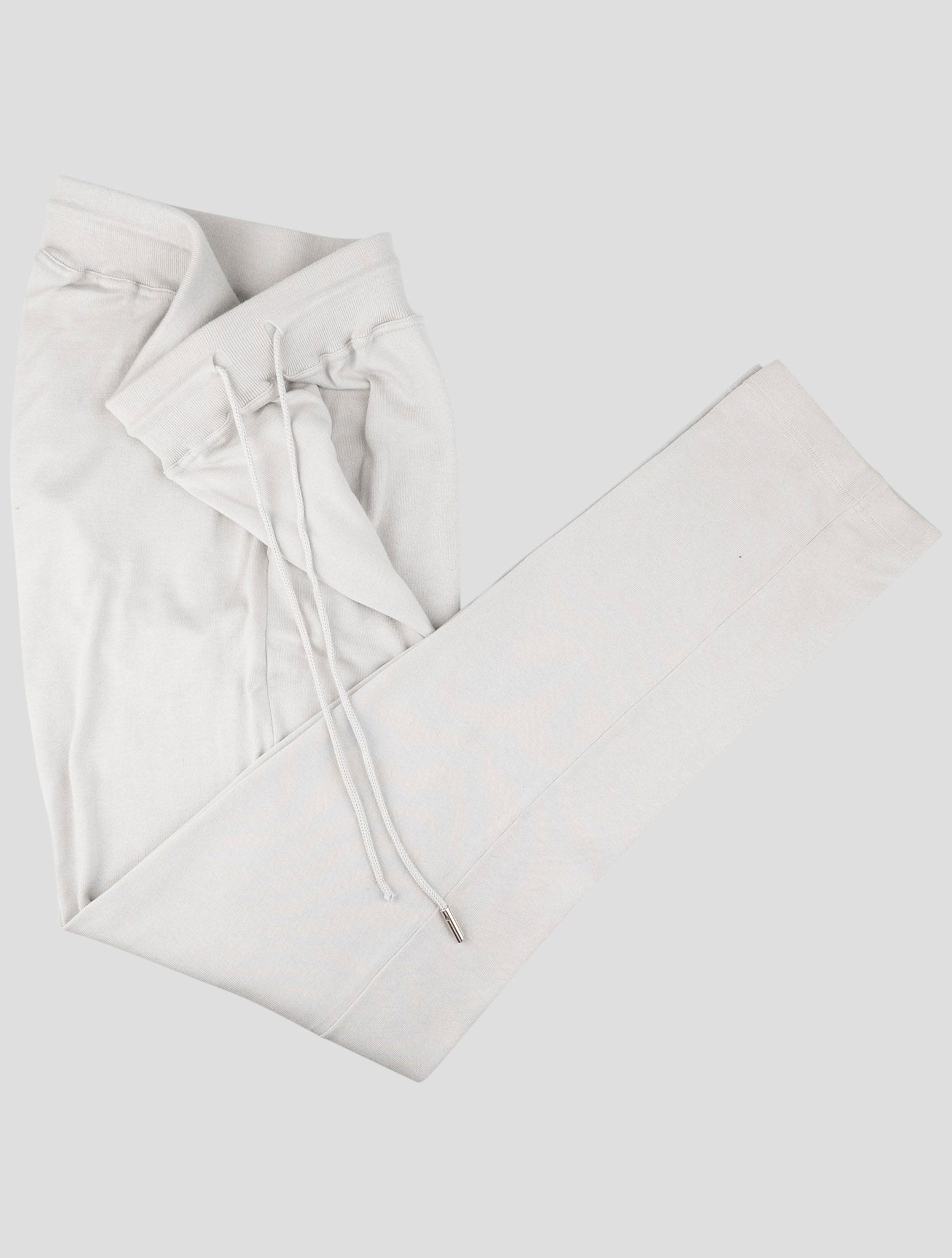 Kiton Gray Cotton Jogging Pant