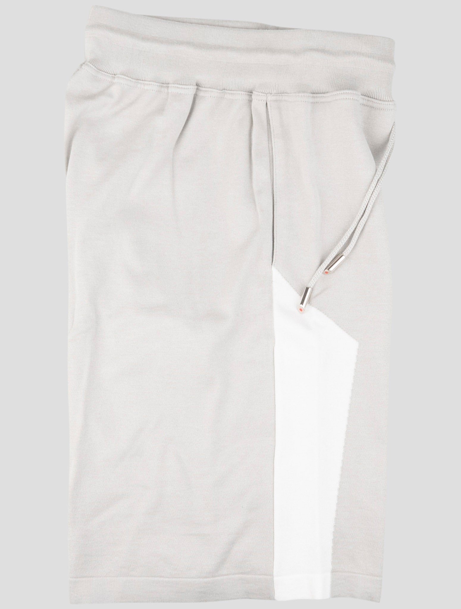 Kiton Gray Cotton Short Pant