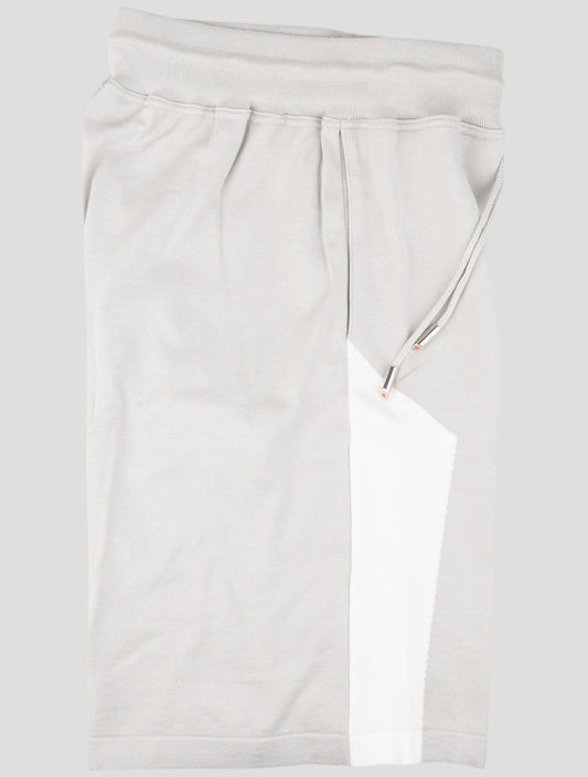 Kiton Gray Cotton Short Pant