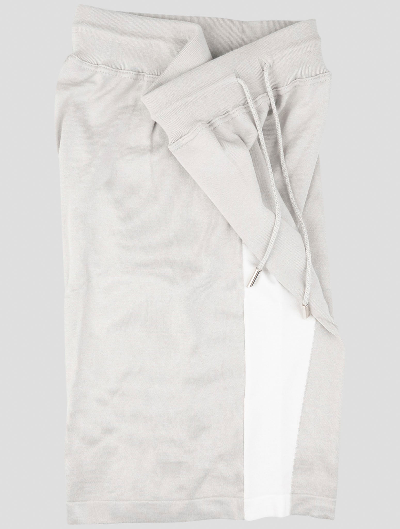 Kiton Gray Cotton Short Pant