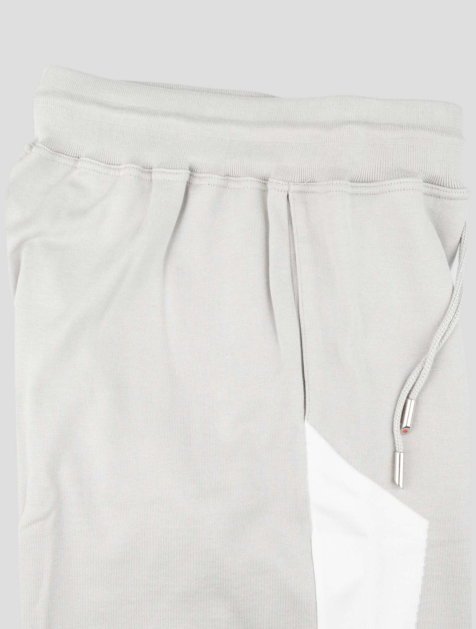 Kiton Gray Cotton Short Pant