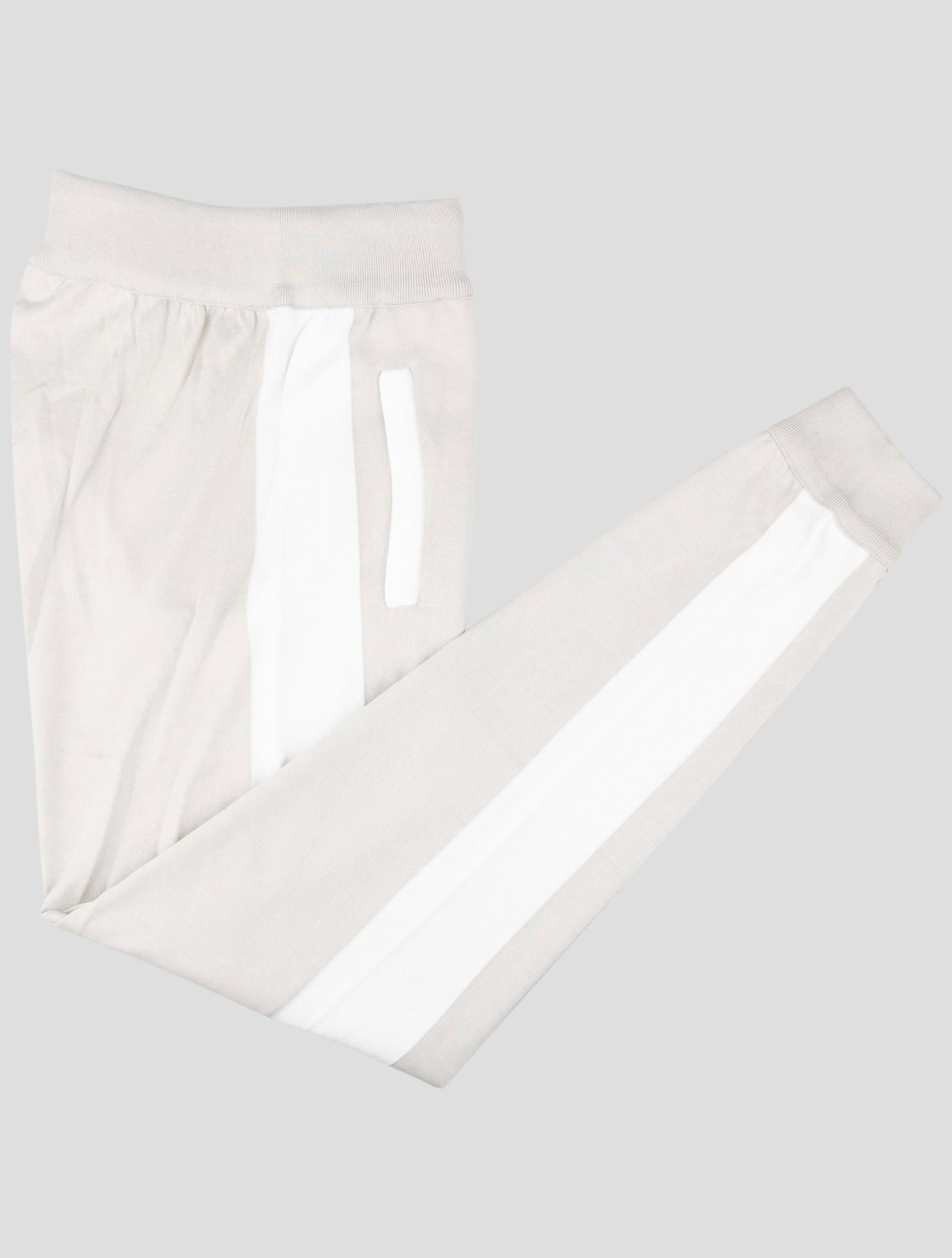 Kiton Gray Cotton Jogging Pant