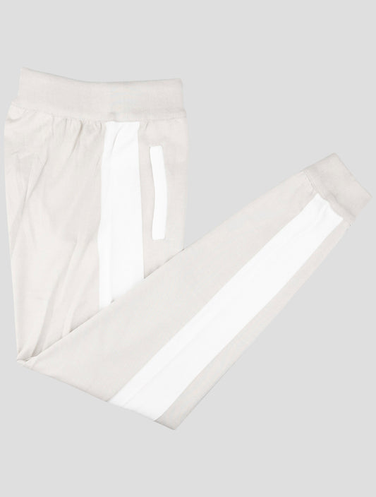 Kiton Gray Cotton Jogging Pant