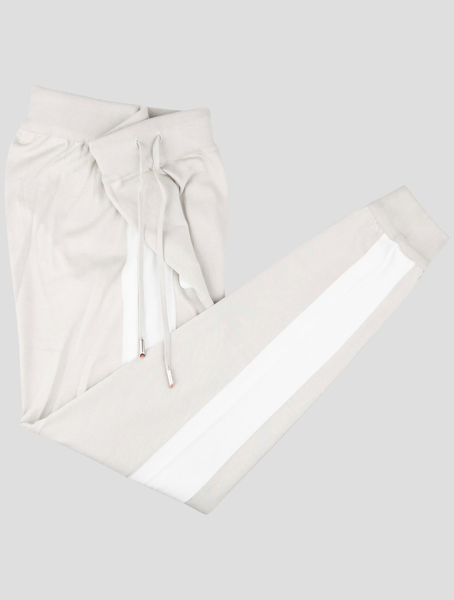 Kiton Gray Cotton Jogging Pant