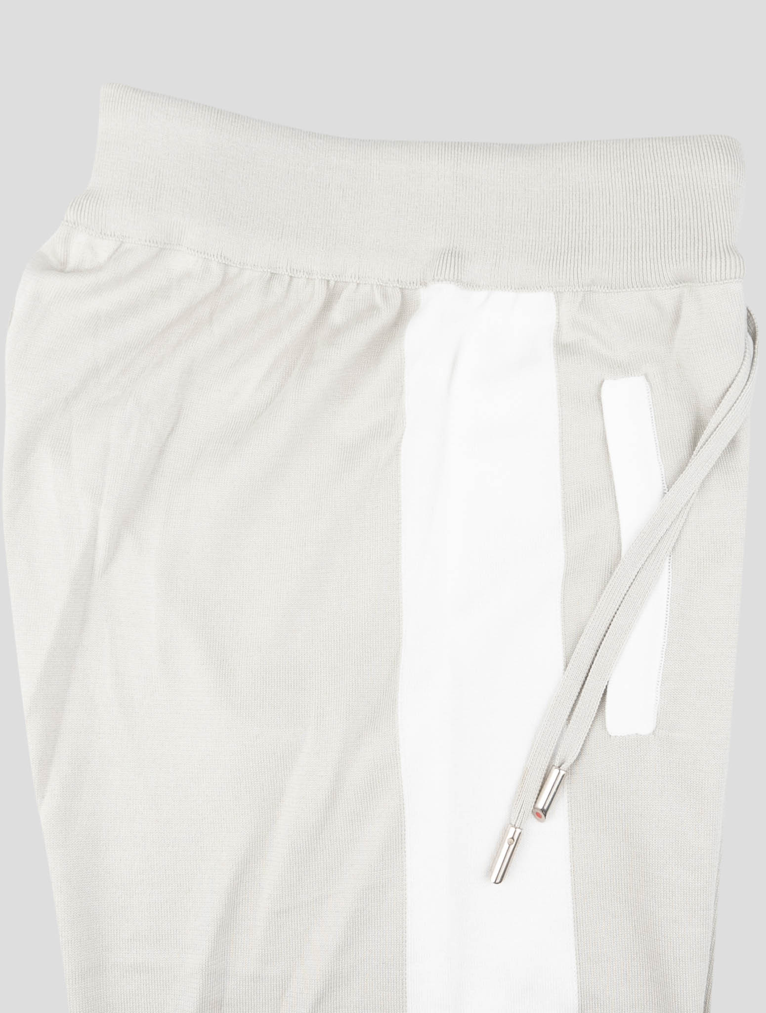 Kiton Gray Cotton Jogging Pant