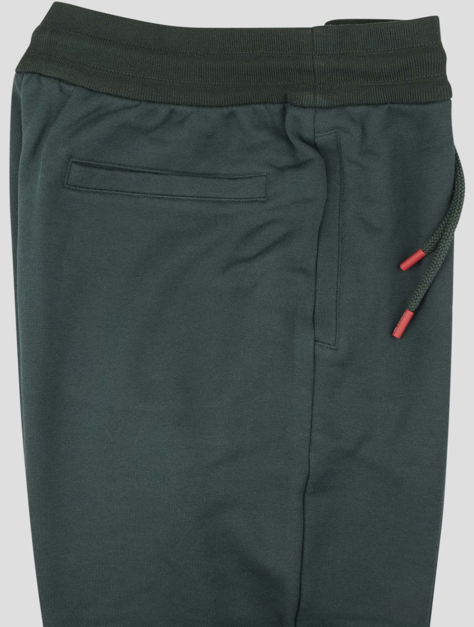 Kiton Green Cotton Jogging Pant