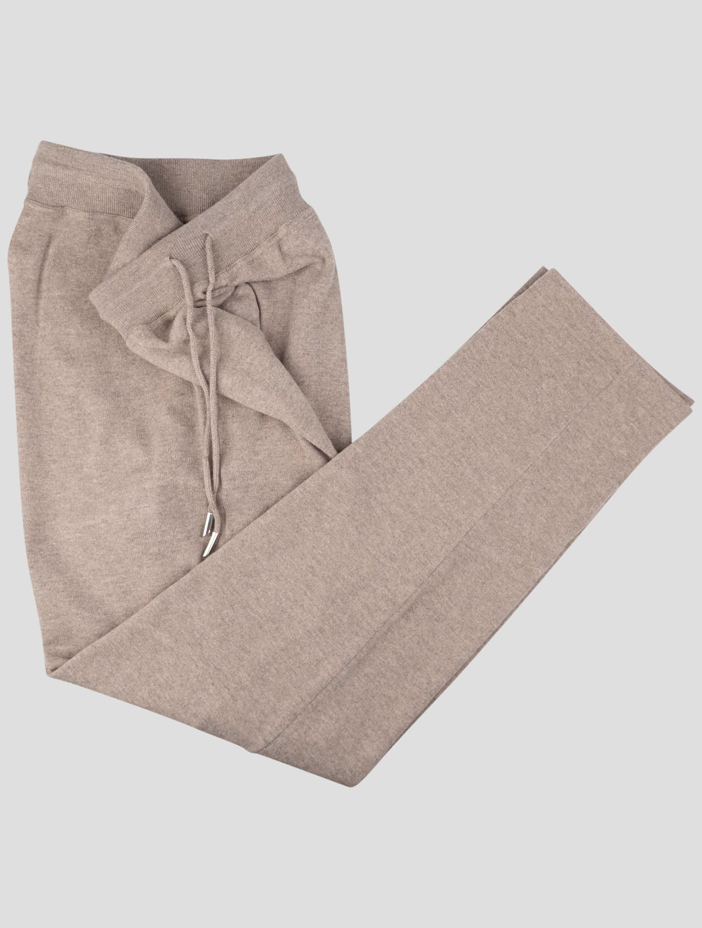 Kiton Brown Wool Jogging Pants