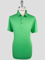 Kiton Green Cotton Cashmere Polo
