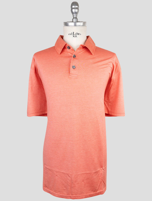 Kiton Pink Silk Cotton Polo