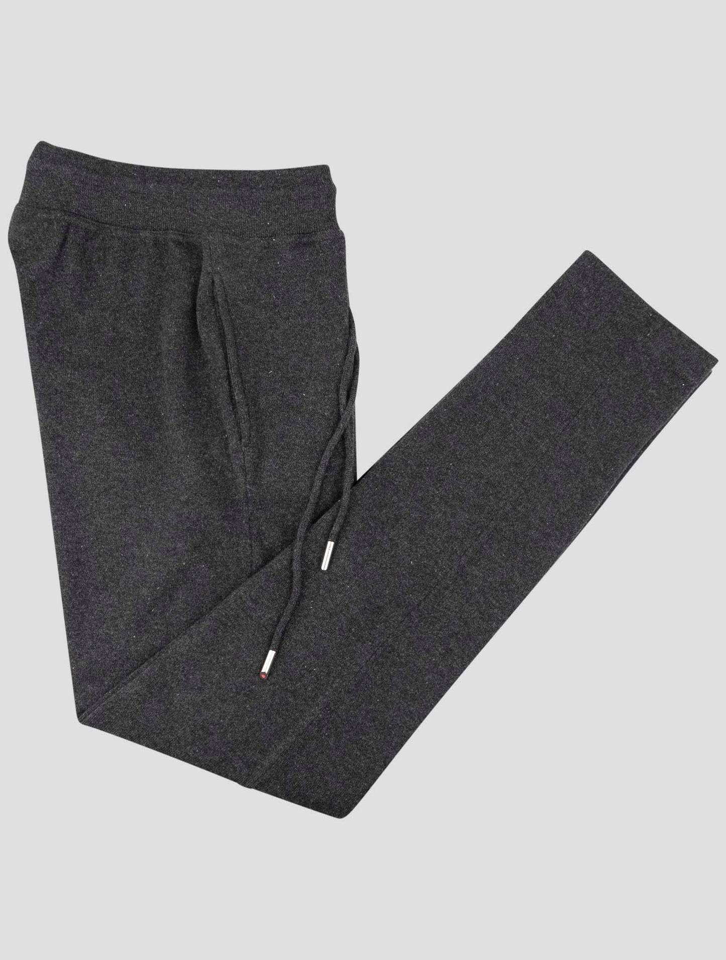 Kiton Dark Gray Wool Jogging Pants