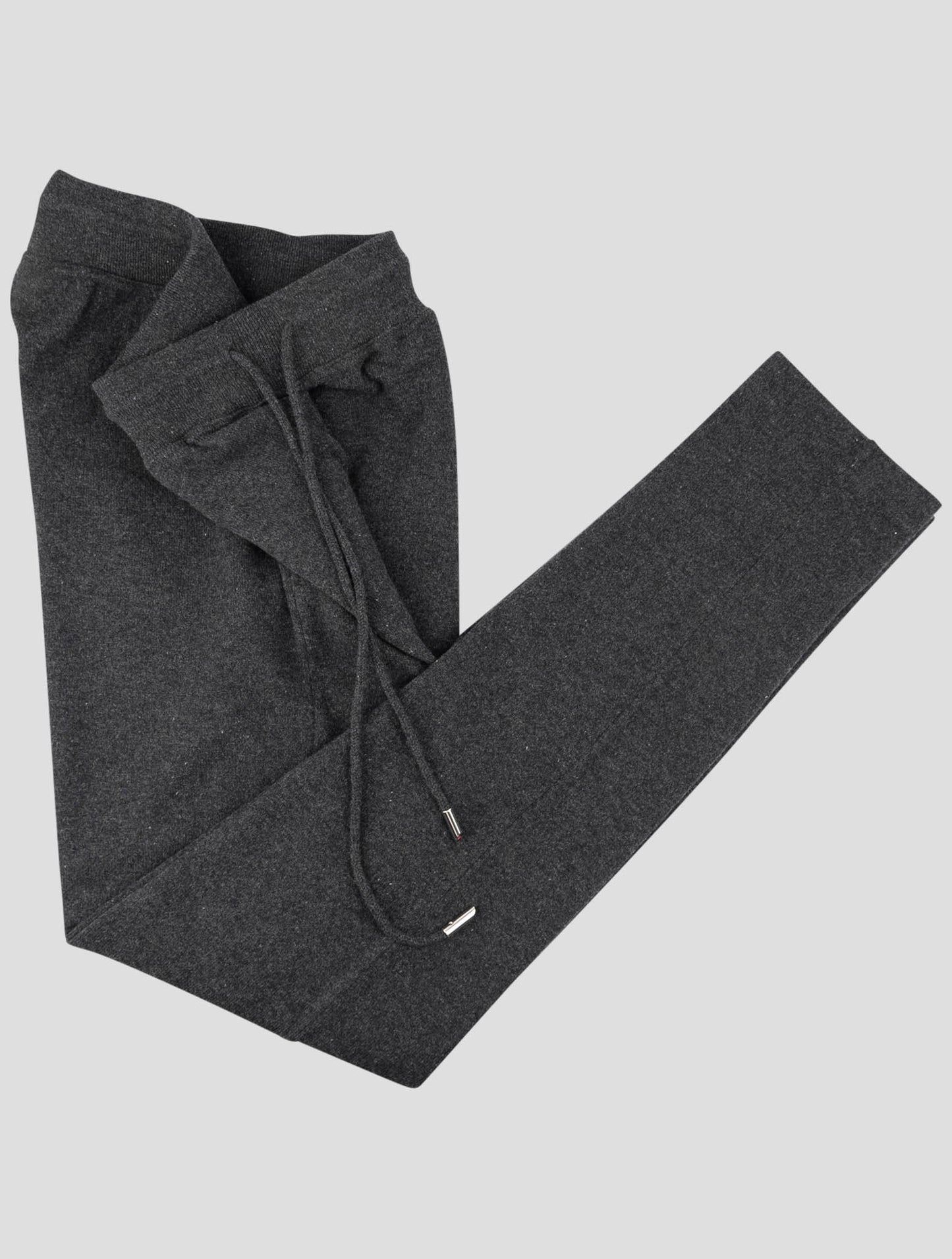 Kiton Dark Gray Wool Jogging Pants