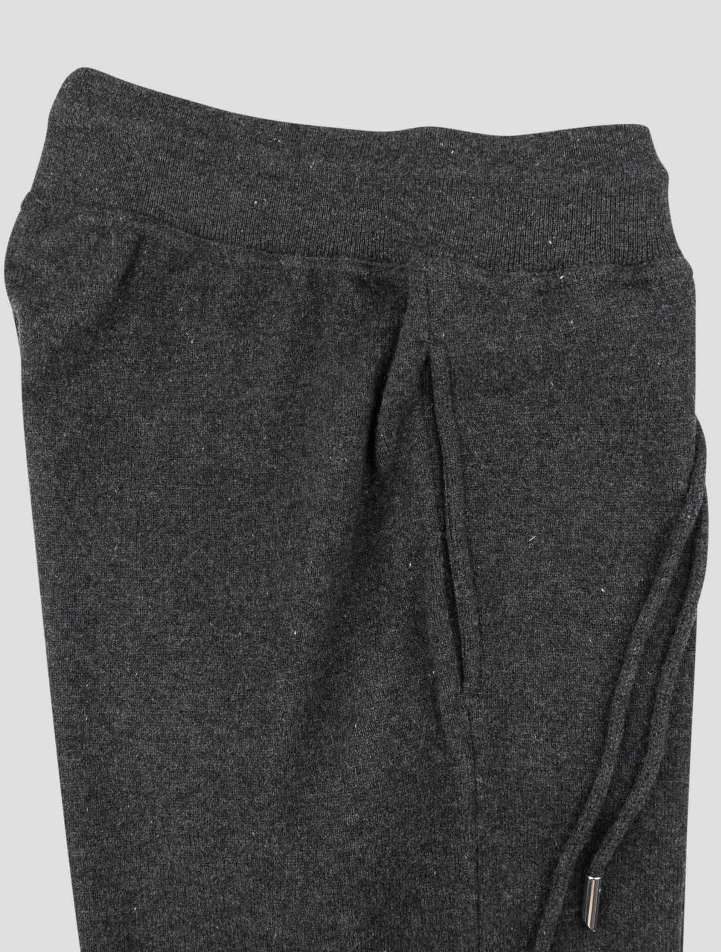 Kiton Dark Gray Wool Jogging Pants