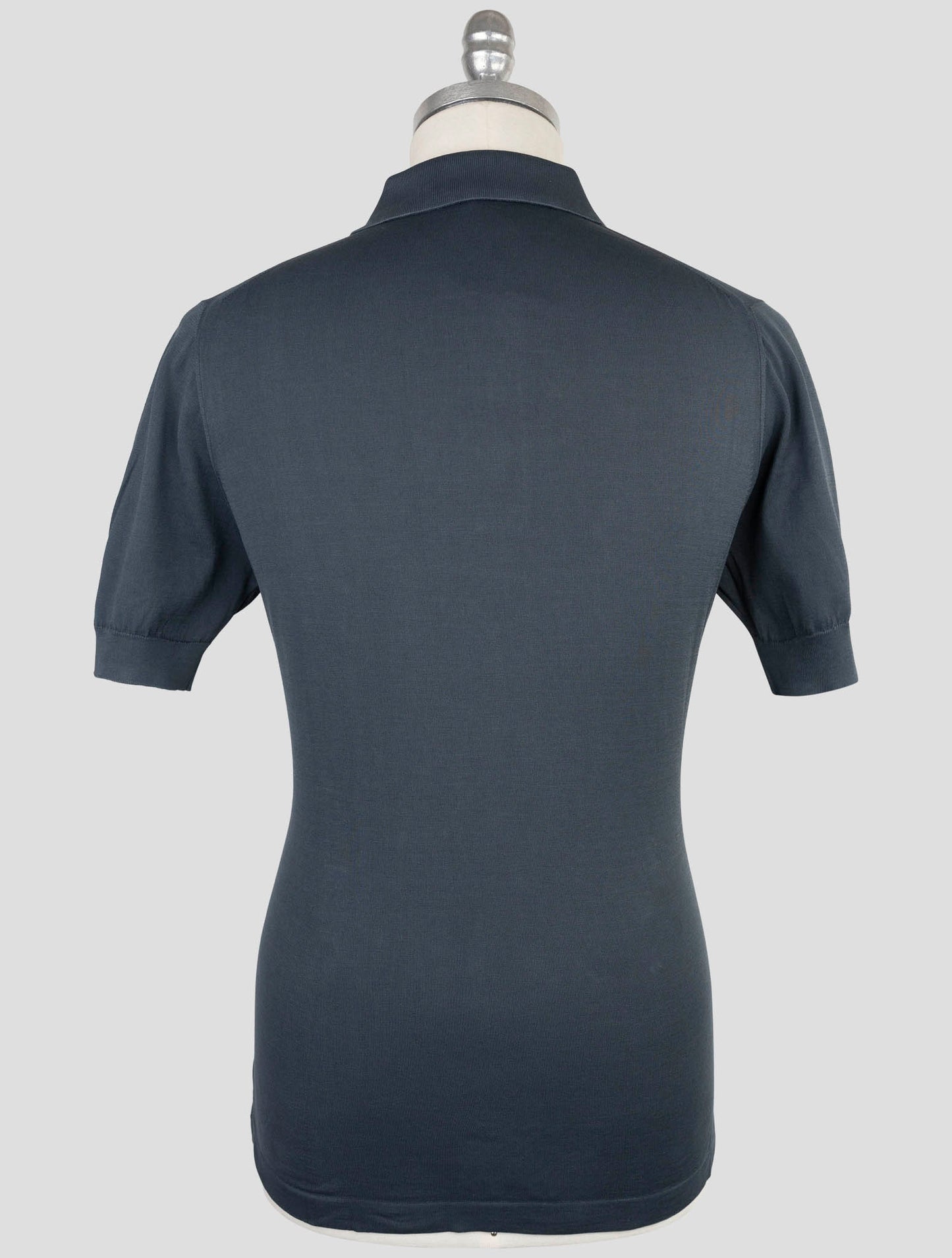 Kiton Dark Gray Cotton Polo