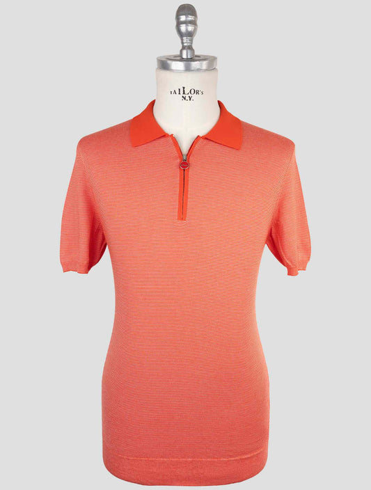Kiton Red Cotton Polo