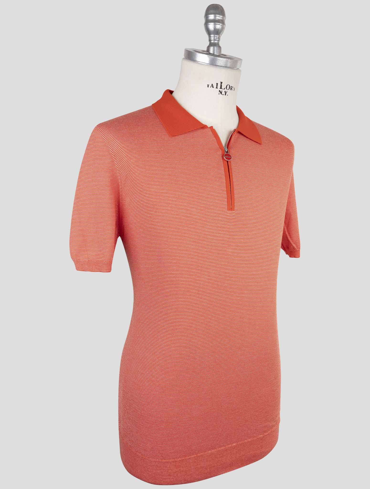 Kiton Red Cotton Polo