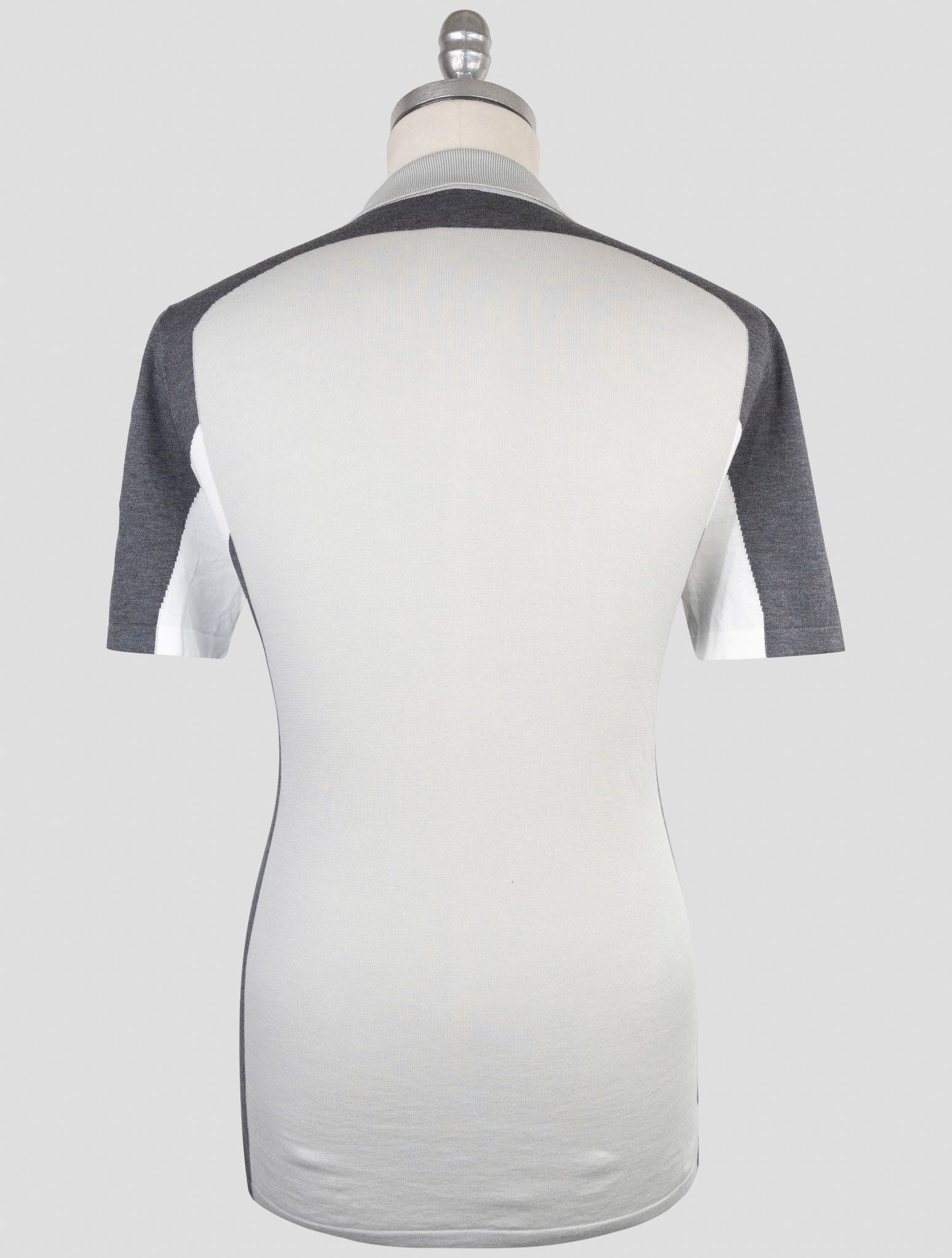Kiton Gray Cotton Polo