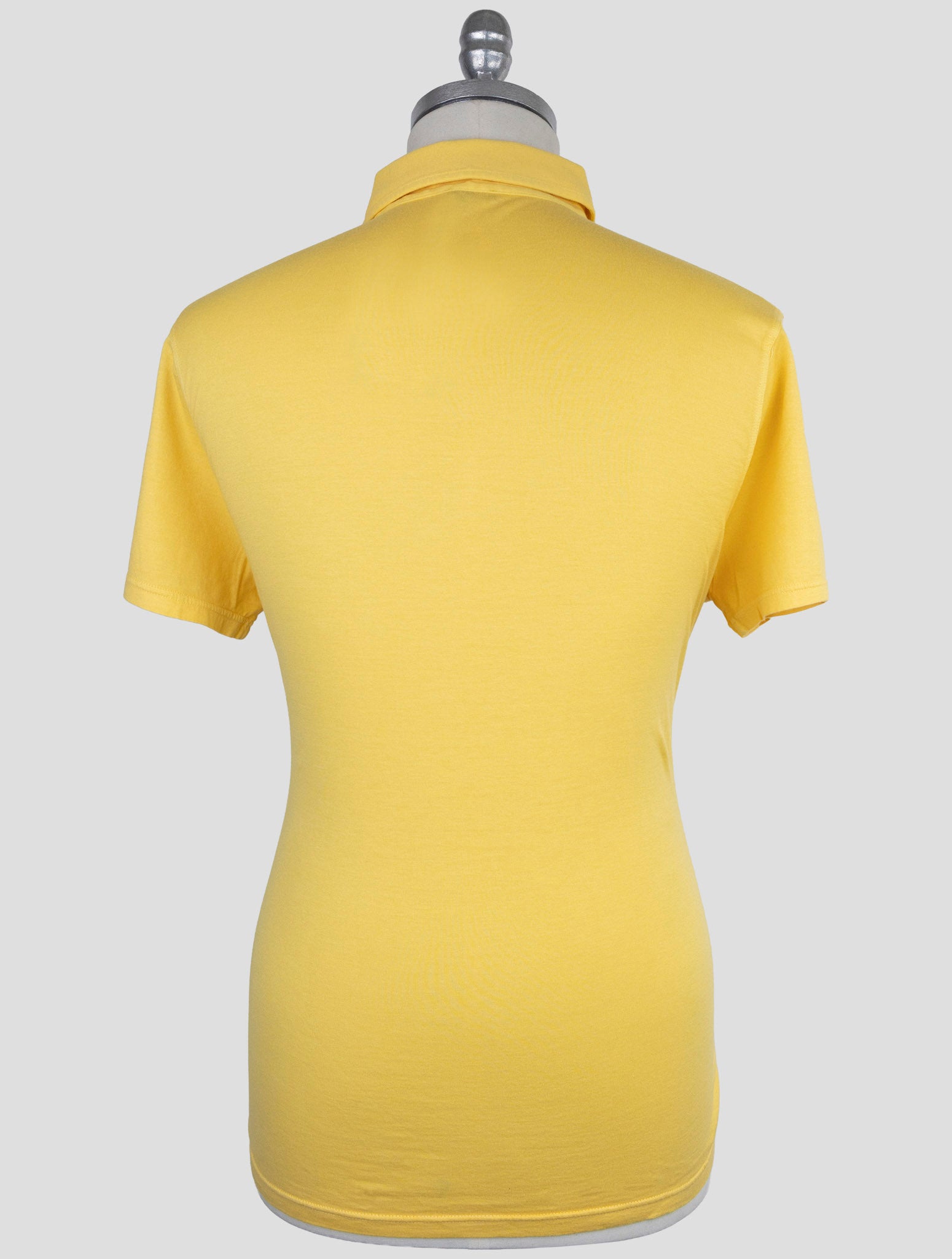 Kiton Yellow Cotton Cashmere Polo