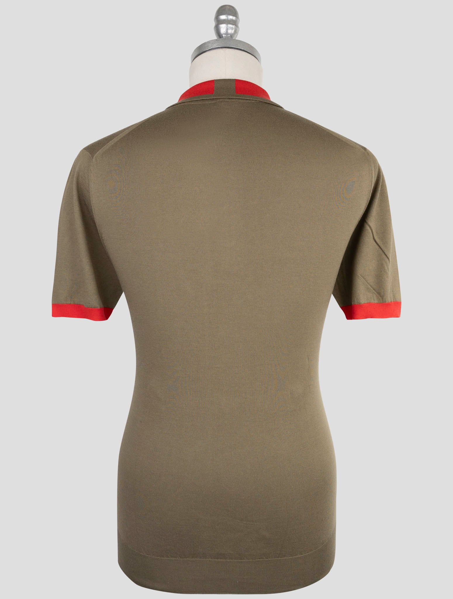 Kiton Brown Cotton Polo
