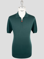 Kiton Green Cotton Polo
