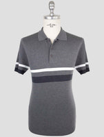 Kiton Gray Cotton Polo