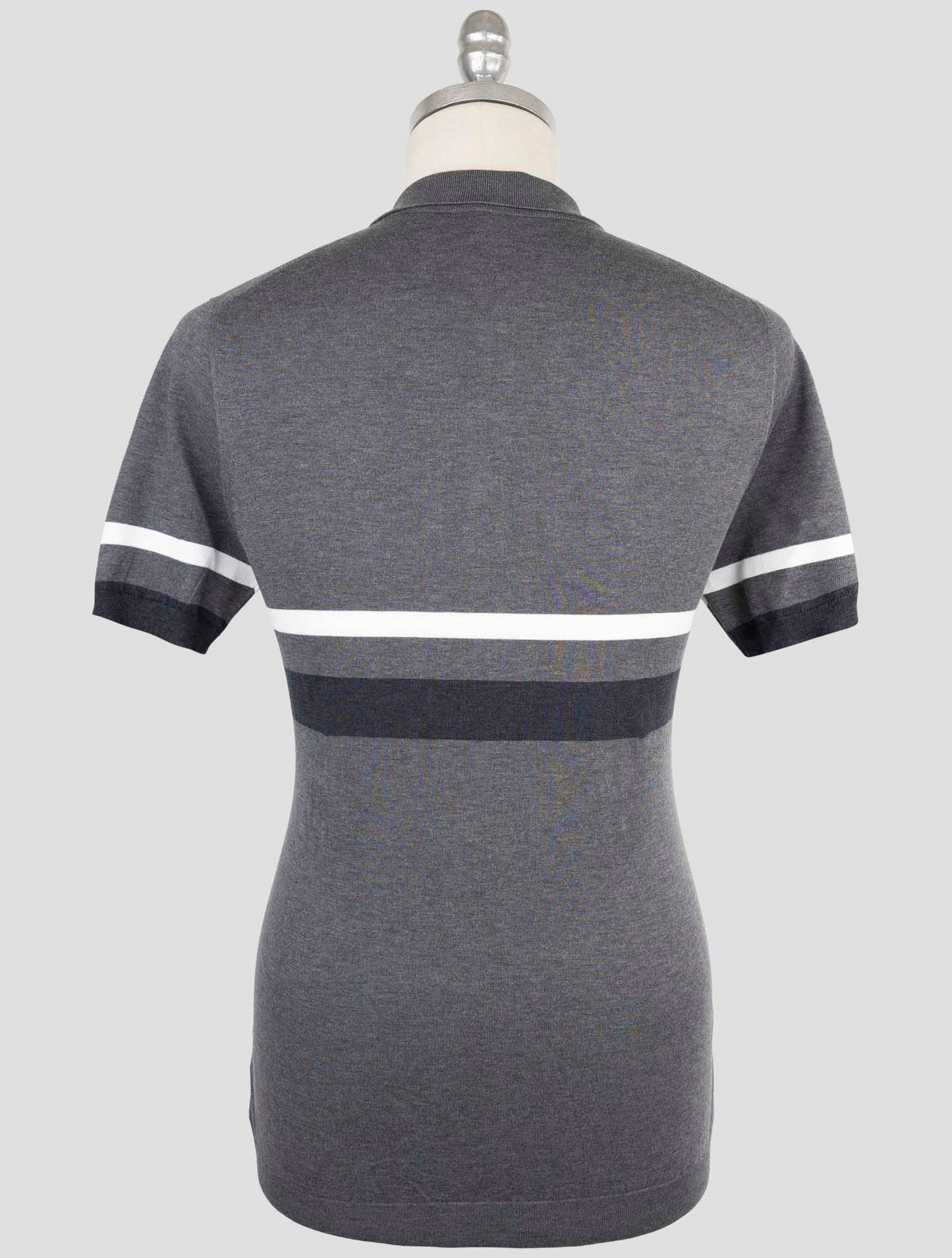 Kiton Gray Cotton Polo