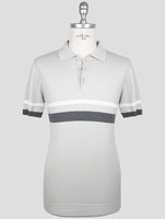 Kiton Gray Cotton Polo