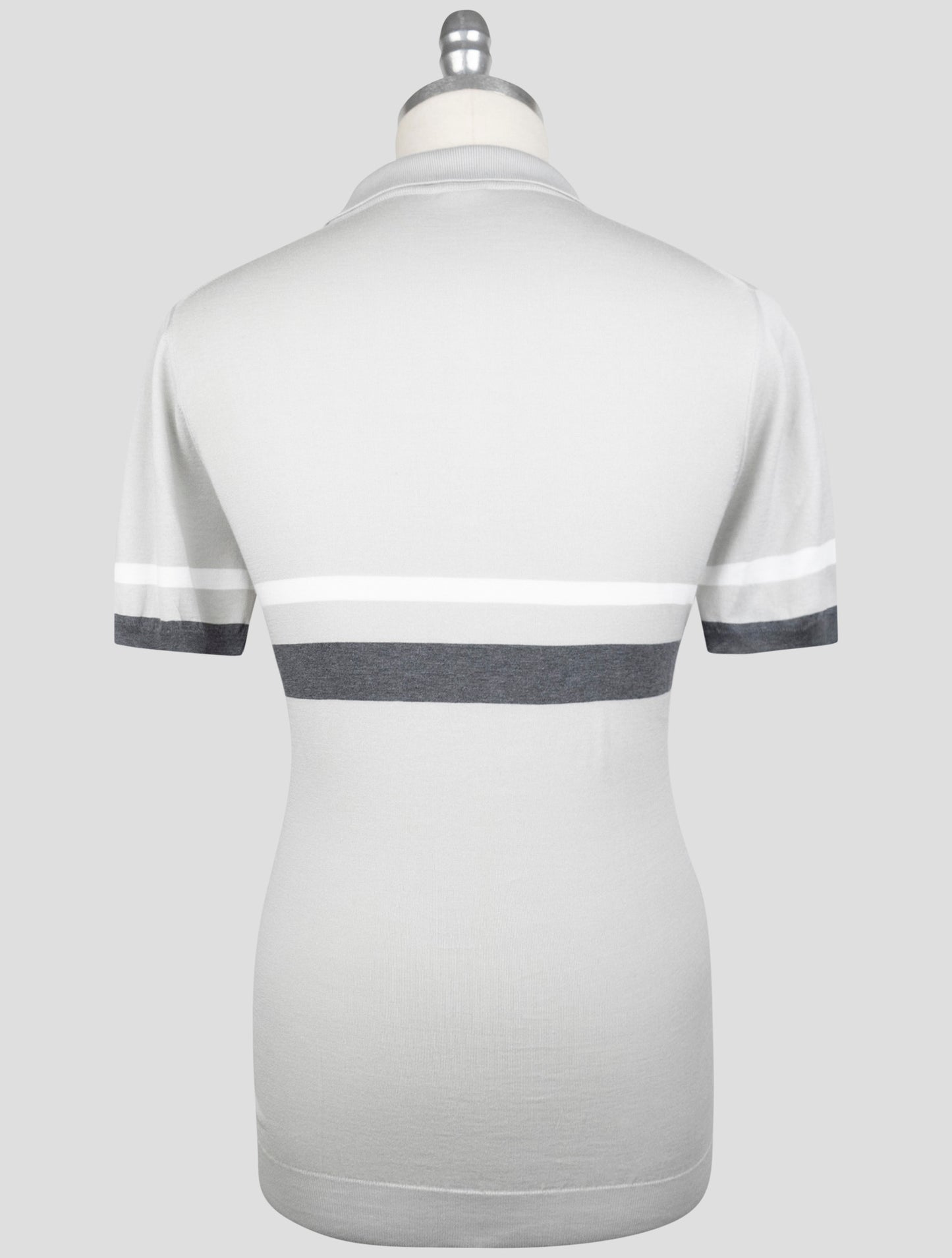 Kiton Gray Cotton Polo