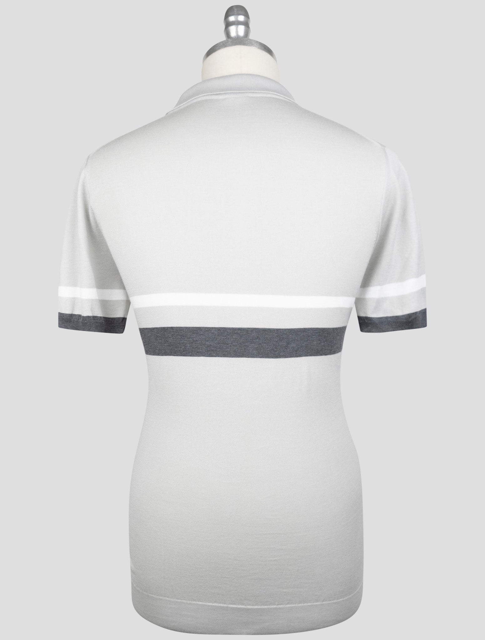 Kiton Gray Cotton Polo