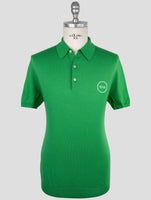 Kiton Green Cotton Polo