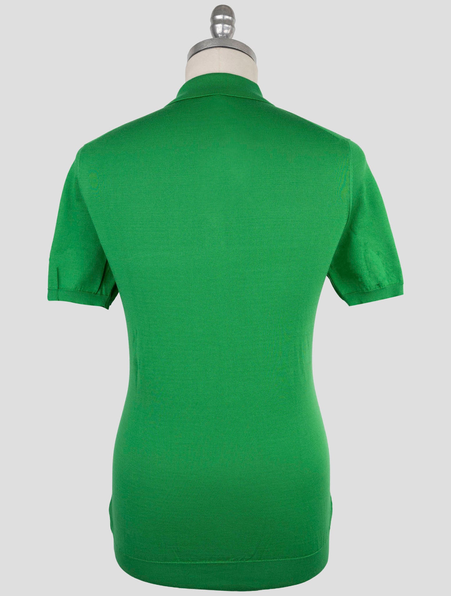 Kiton Green Cotton Polo