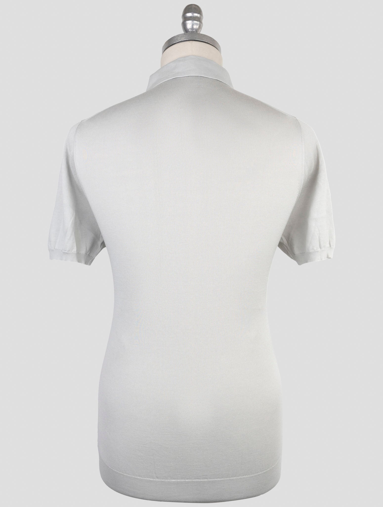 Kiton Gray Cotton Polo