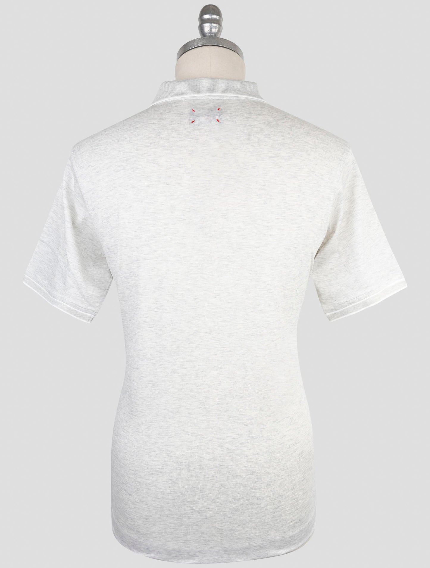 Kiton Gray Cotton Polo Half Zip