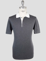 Kiton Gray Cotton Polo