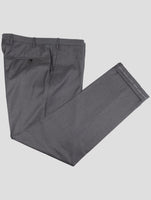 Kiton Gray Wool Dress Pants
