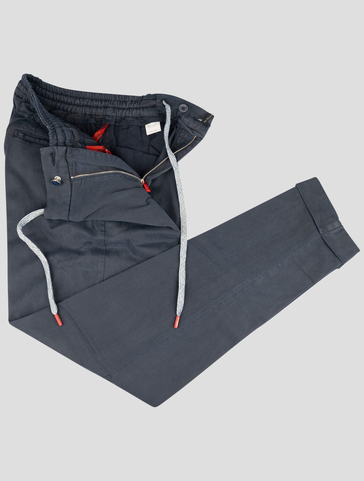 Kiton Blue Lyocell Ea Pants
