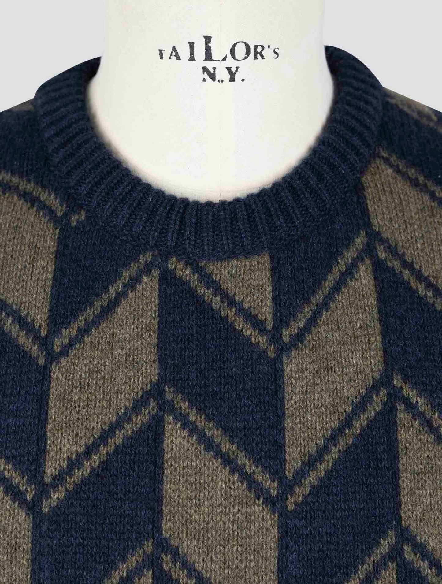 Kiton Blue Green Cashmere Sweater Crewneck