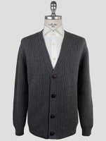 Kiton Gray Cashmere Sweater Cardigan