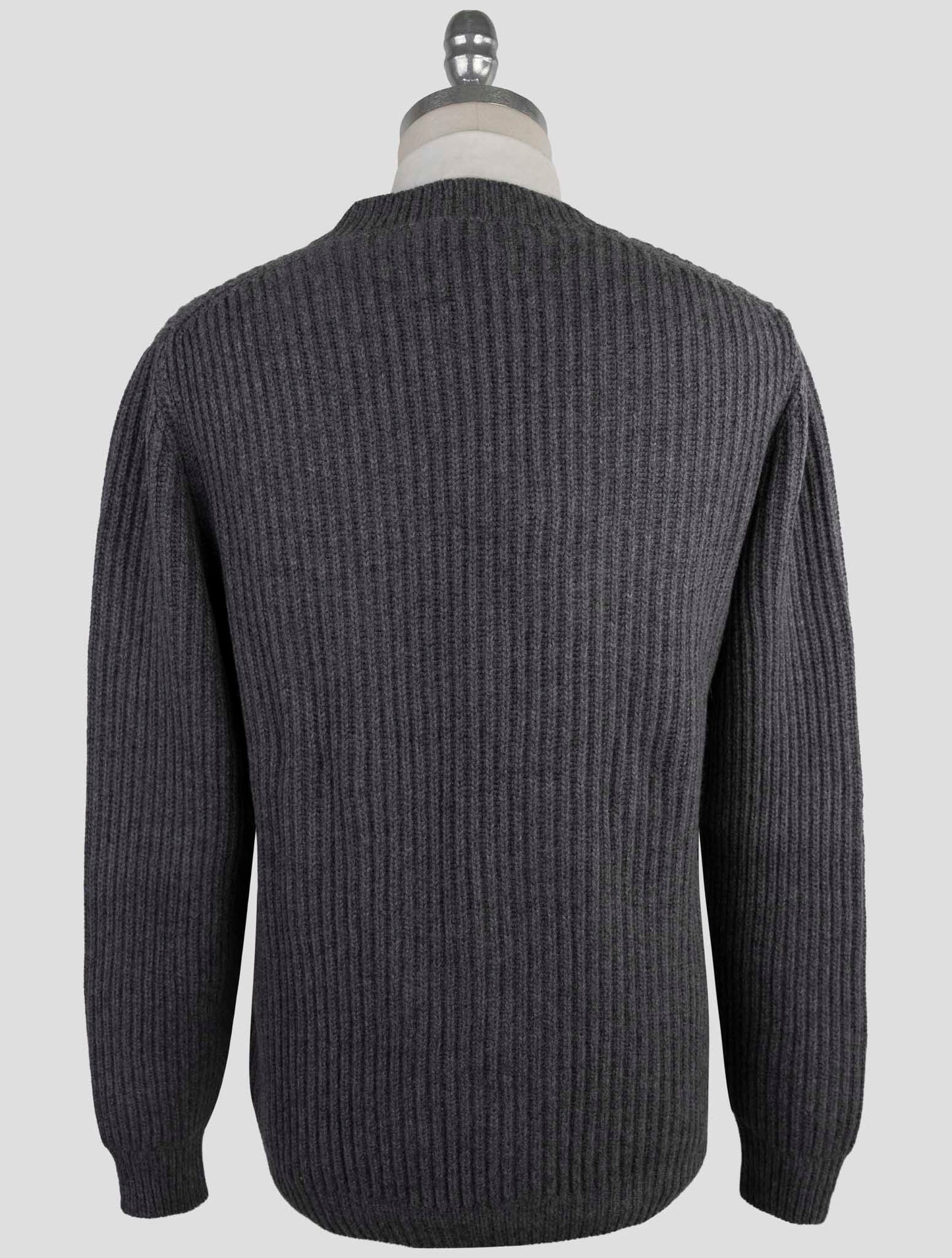 Kiton Gray Cashmere Sweater Cardigan