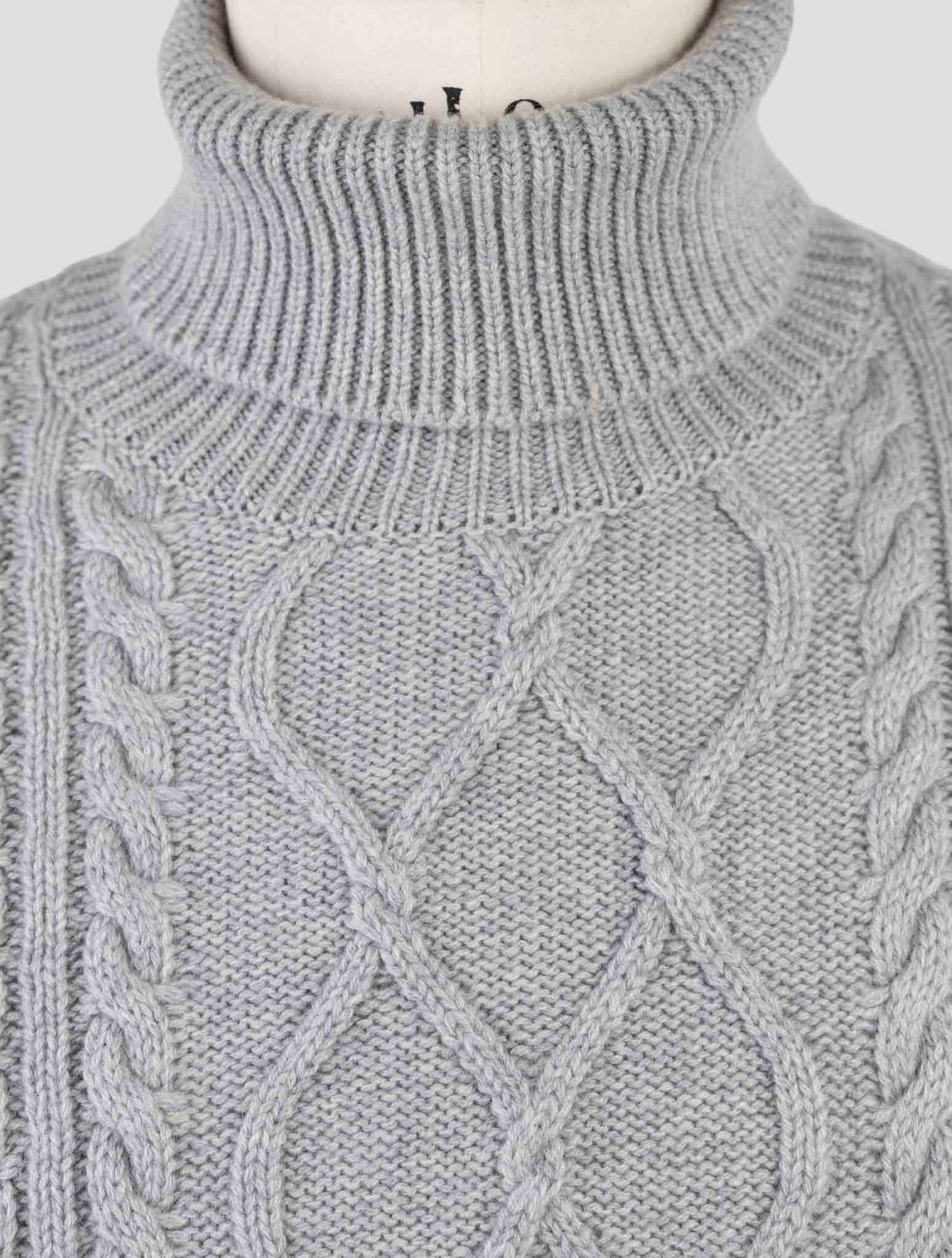 Kiton Gray Cashmere Sweater Turtleneck