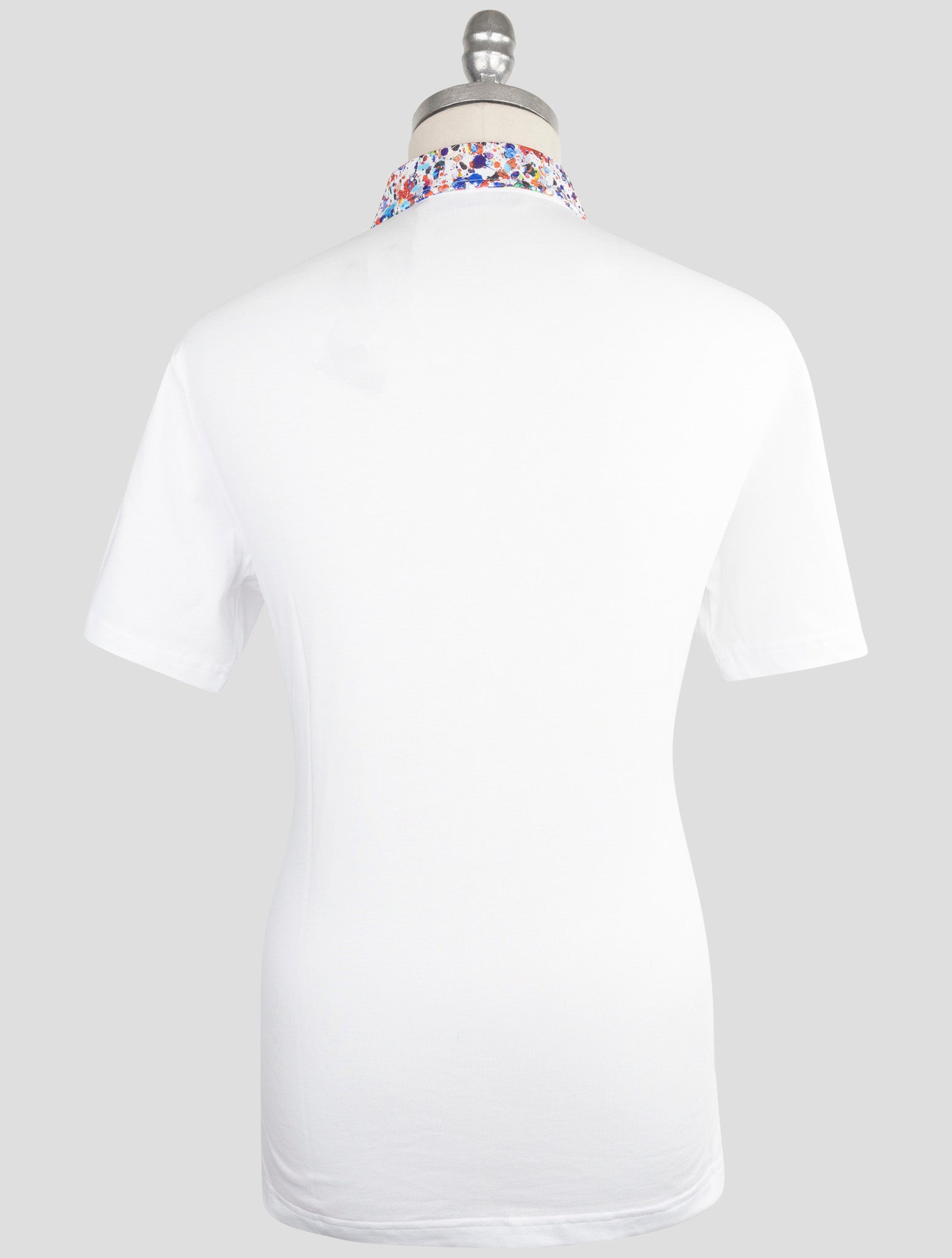Kiton Knt White Cotton Polo
