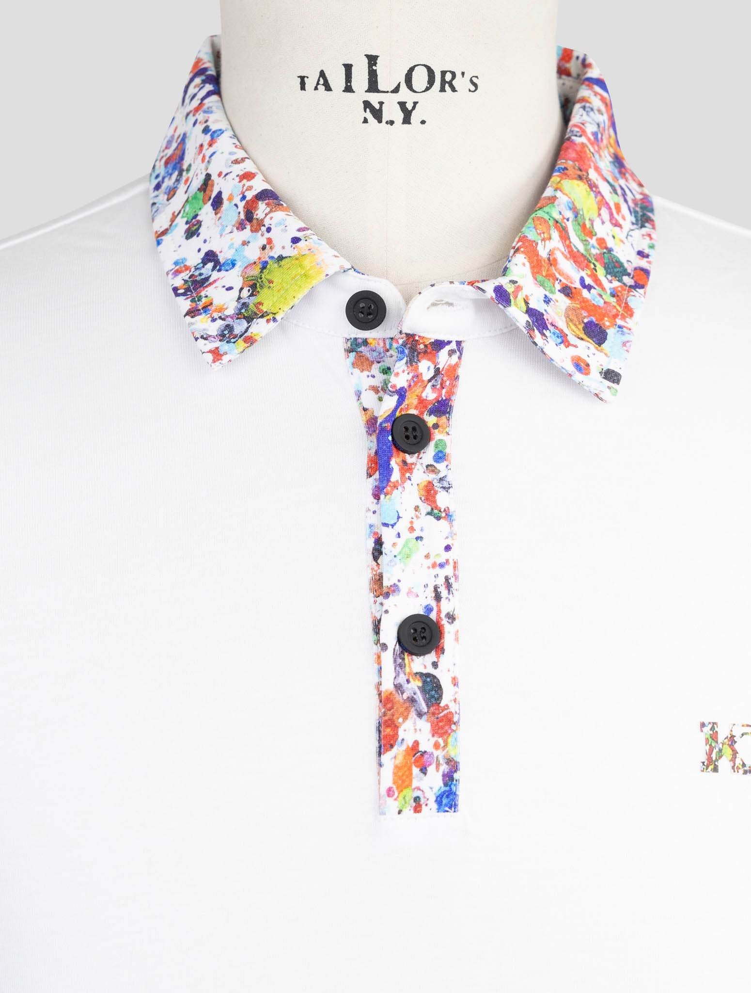 Kiton Knt White Cotton Polo