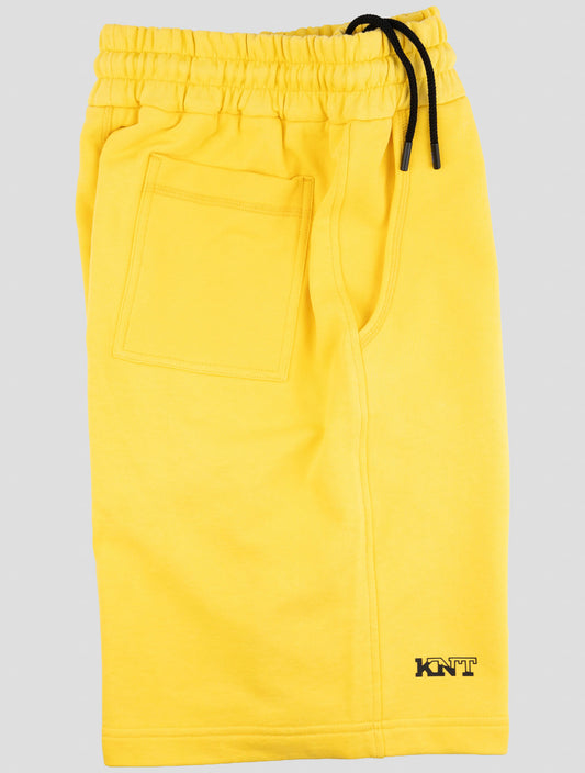 Kiton Knt Yellow Cotton Short Pants