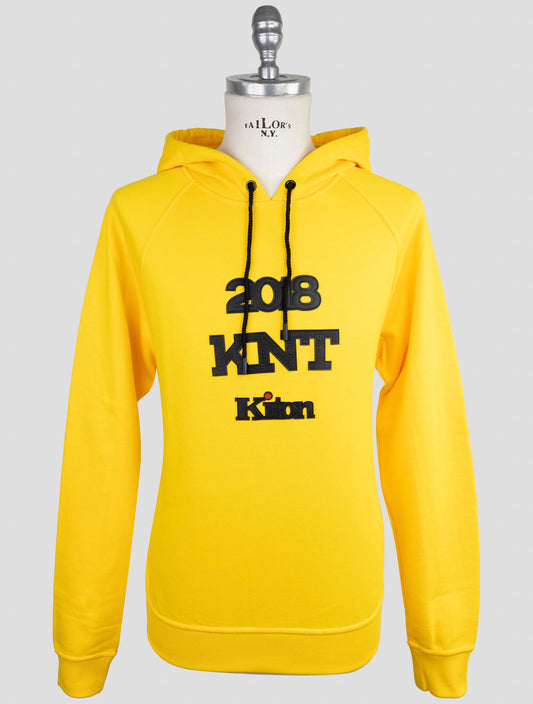 Kiton Knt Yellow Viscose Ea Sweater Hoodie
